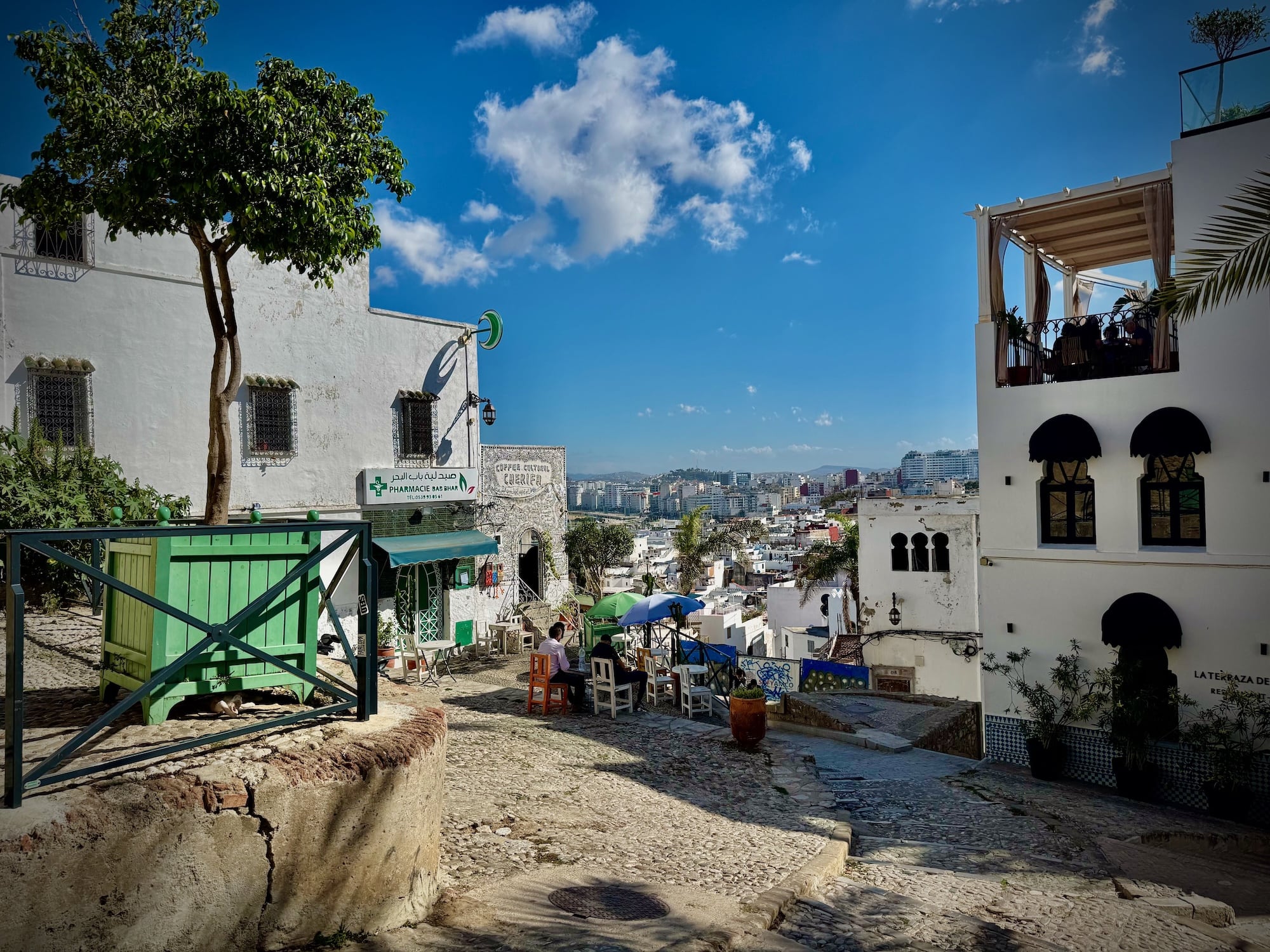 Tanger Blick von Alt auf Neu